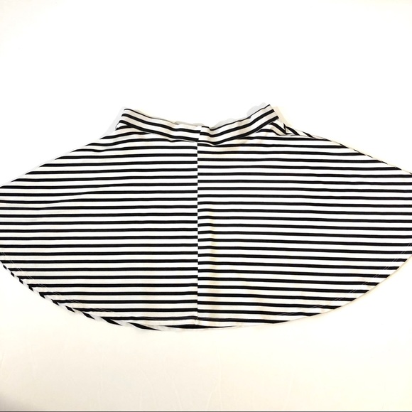 PINK VS Black and White Striped Skater Skirt - Picture 7 of 8